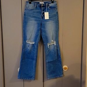 'Flying Monkey' Sz. 31 Flare Distressed Jeans